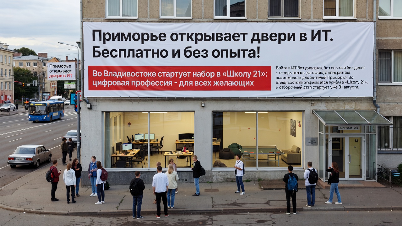 Приморье открывает двери в ИТ. Бесплатно и без опыта!