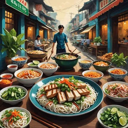 Вьетнамская лапша: Лапша в вьетнамской кухне
