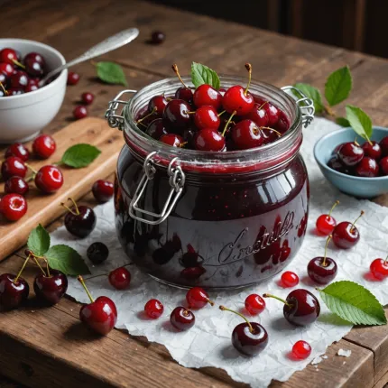 Варенье из вишни замороженной: секреты приготовления и польза для всей семьи